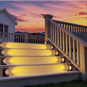 NIB 12 Pack Solar Step Lights